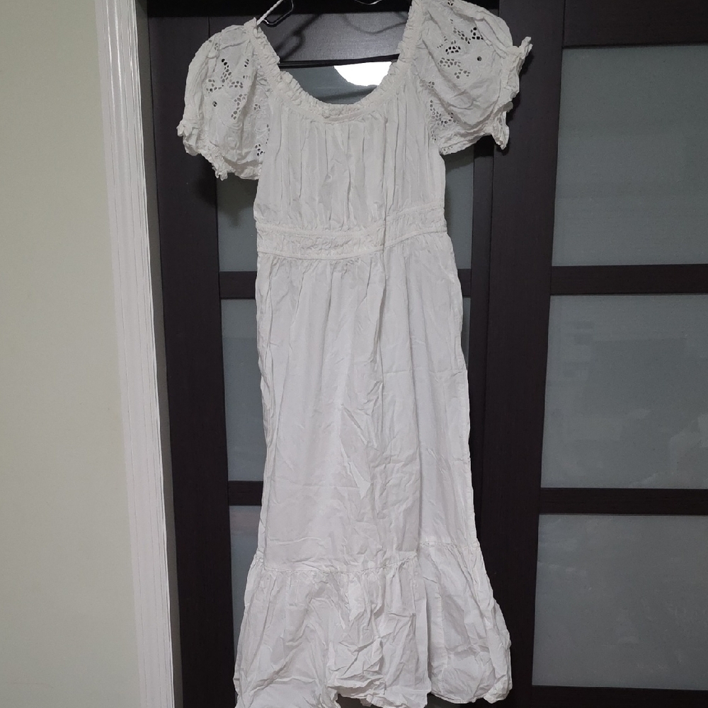 H&M White Maxi Dress